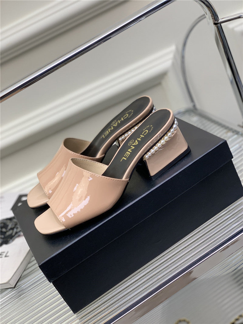 High Quality Luxury Chanel Advanced Handmade High-Heeled Sandals – Style 43590 product detail