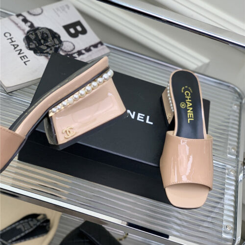 High Quality Luxury Chanel Advanced Handmade High-Heeled Sandals – Style 43590 alternate view