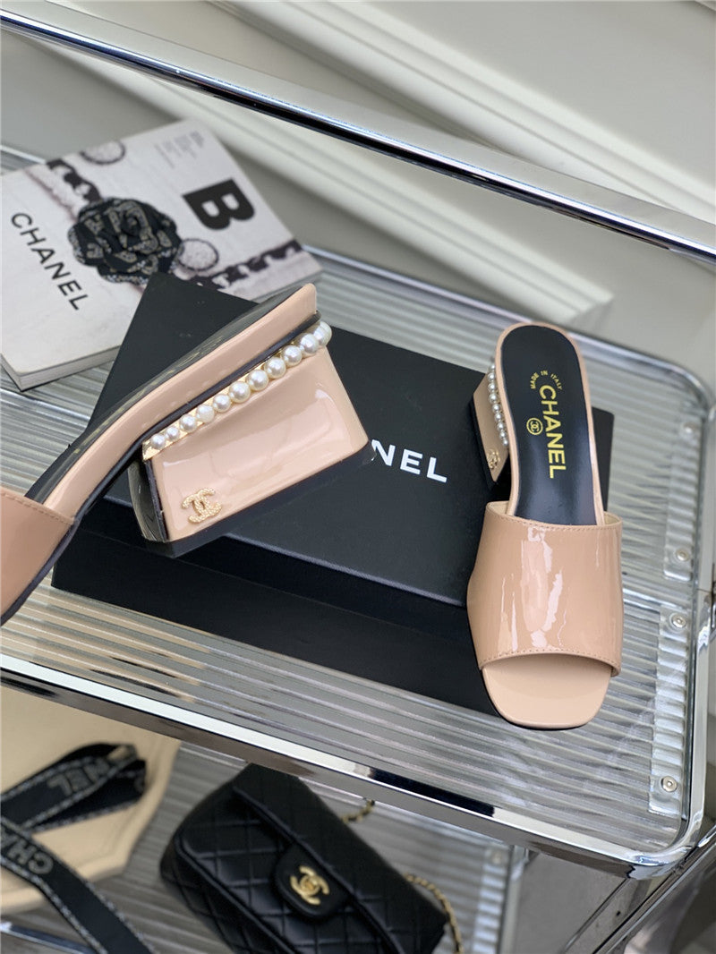 High Quality Luxury Chanel Advanced Handmade High-Heeled Sandals – Style 43590 product detail
