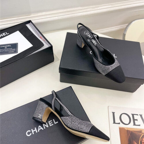 High Quality Luxury Chanel Counter Catwalk Hot Diamond Sandals – Style 95014 product detail