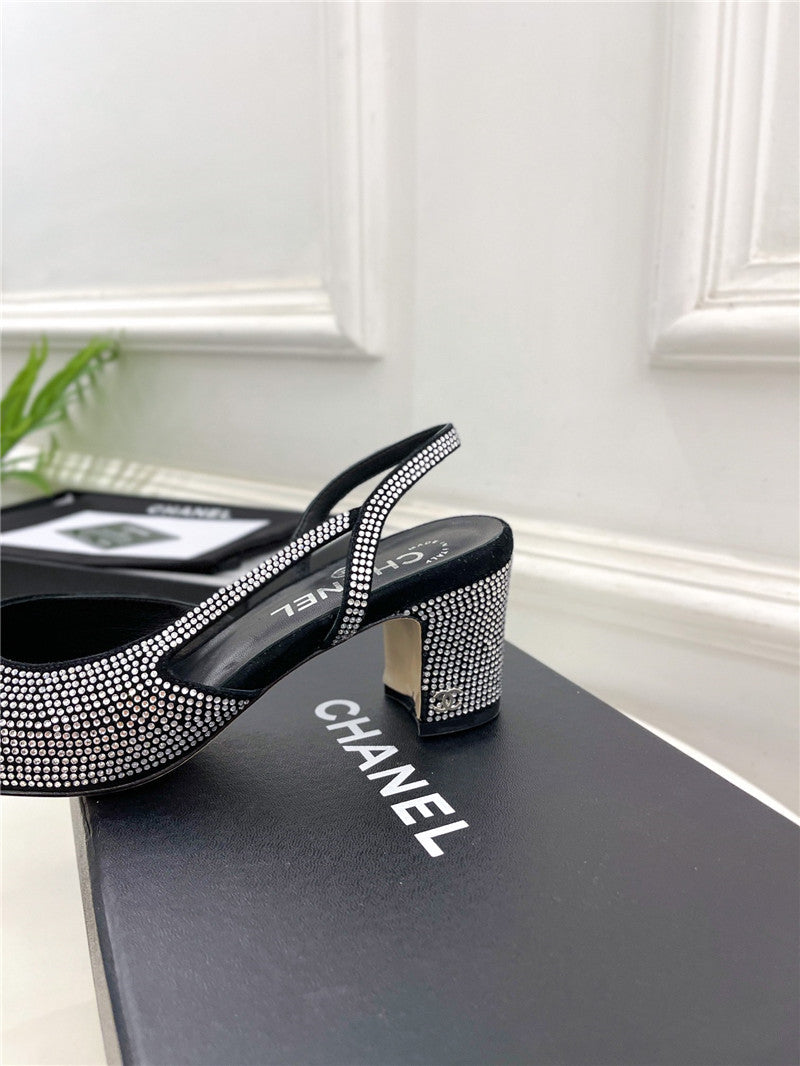High Quality Luxury Chanel Counter Catwalk Hot Diamond Sandals – Style 95014 product detail