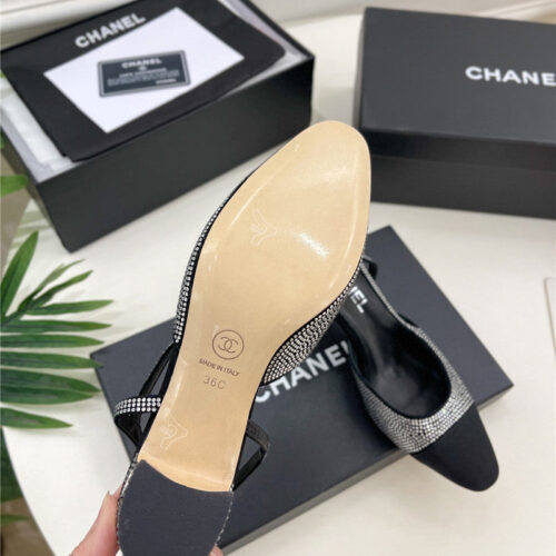 High Quality Luxury Chanel Counter Catwalk Hot Diamond Sandals – Style 95014 product detail