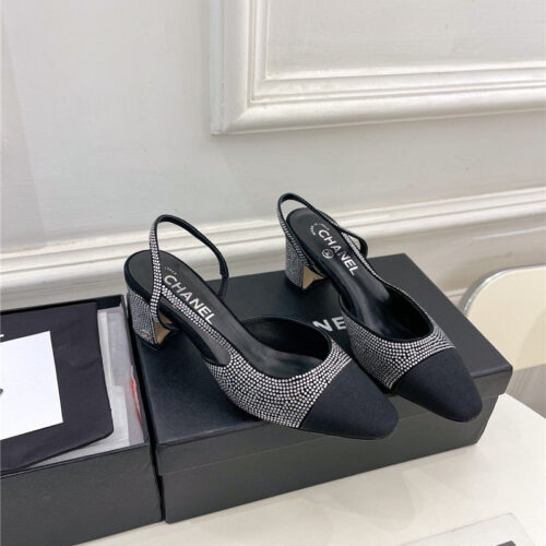 High Quality Luxury Chanel Counter Catwalk Hot Diamond Sandals – Style 95014