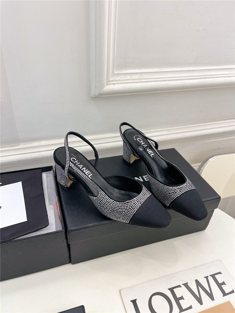 High Quality Luxury Chanel Counter Catwalk Hot Diamond Sandals – Style 95014