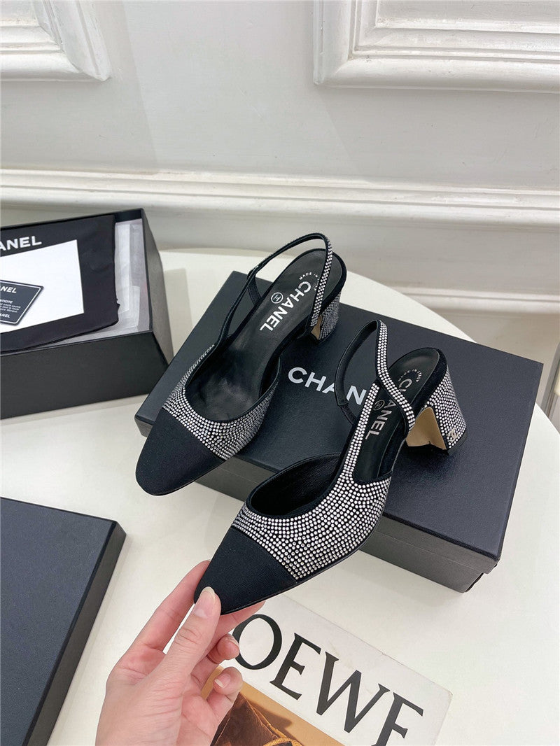 High Quality Luxury Chanel Counter Catwalk Hot Diamond Sandals – Style 95014 product detail