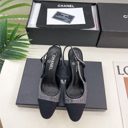 High Quality Luxury Chanel Counter Catwalk Hot Diamond Sandals – Style 95014 product detail
