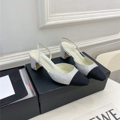 High Quality Luxury Chanel Counter Catwalk Hot Diamond Sandals – Style 96710