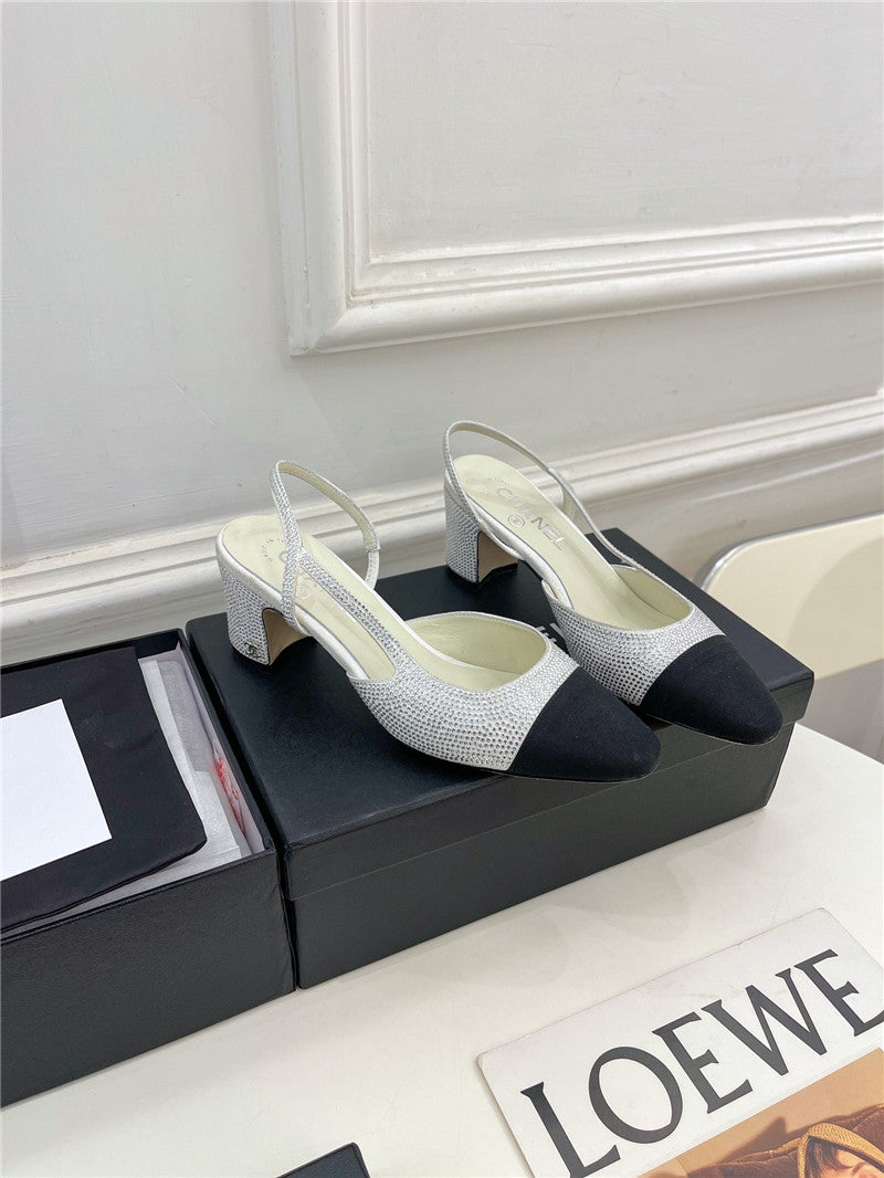 High Quality Luxury Chanel Counter Catwalk Hot Diamond Sandals – Style 96710