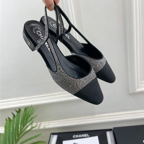 High Quality Luxury Chanel Counter Catwalk Hot Diamond Sandals alternate view