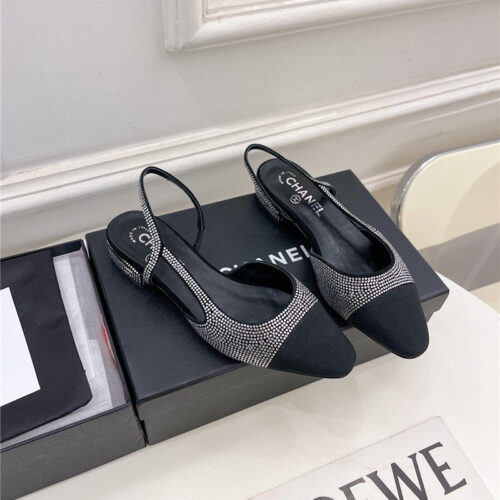 High Quality Luxury Chanel Counter Catwalk Hot Diamond Sandals