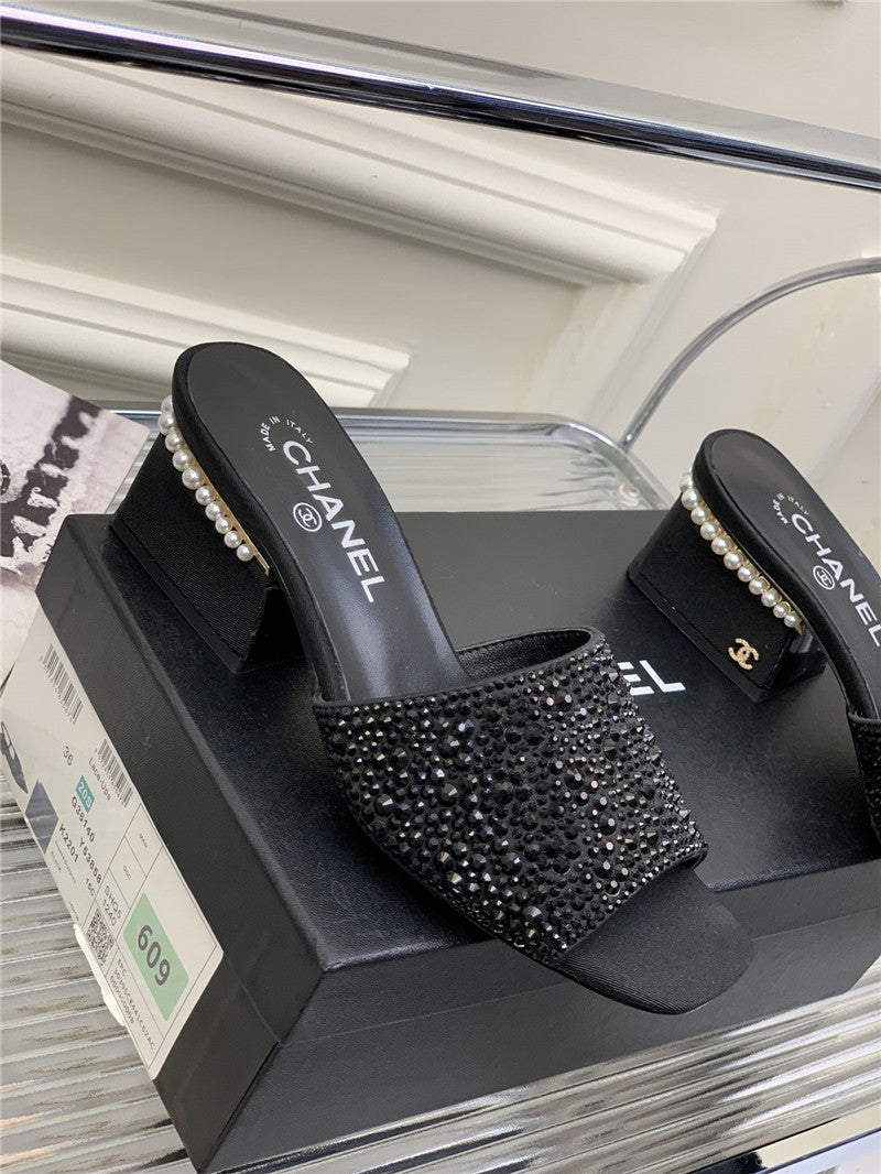 High Quality Luxury Chanel Advanced Handmade High-Heeled Sandals product detail