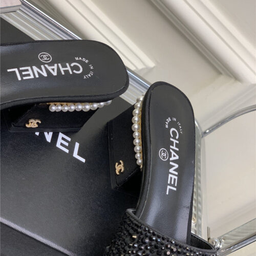 High Quality Luxury Chanel Advanced Handmade High-Heeled Sandals product detail