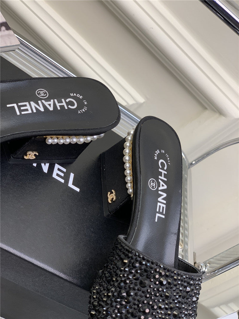 High Quality Luxury Chanel Advanced Handmade High-Heeled Sandals product detail
