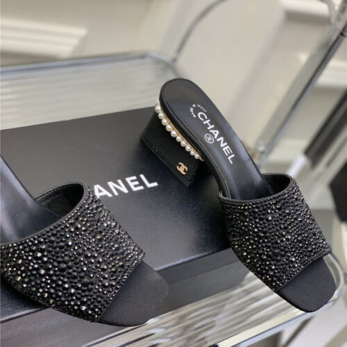 High Quality Luxury Chanel Advanced Handmade High-Heeled Sandals product detail
