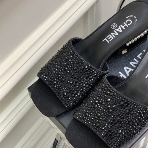 High Quality Luxury Chanel Advanced Handmade High-Heeled Sandals product detail