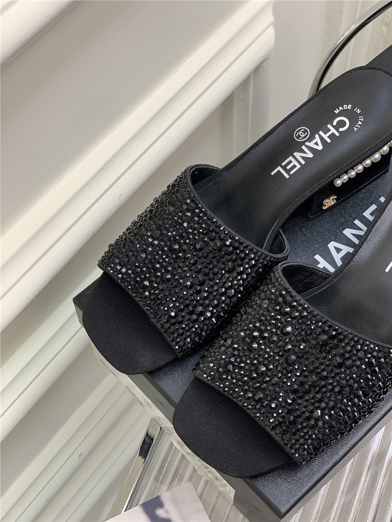 High Quality Luxury Chanel Advanced Handmade High-Heeled Sandals product detail