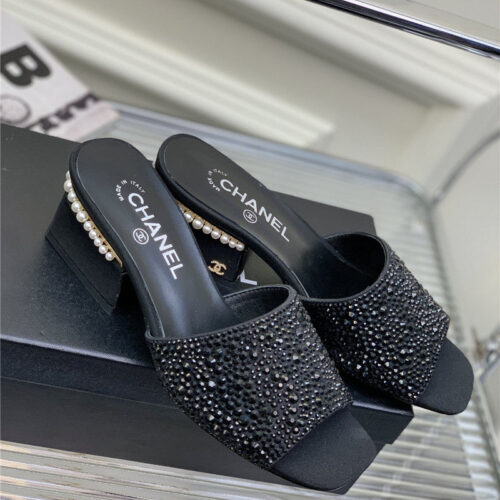 High Quality Luxury Chanel Advanced Handmade High-Heeled Sandals