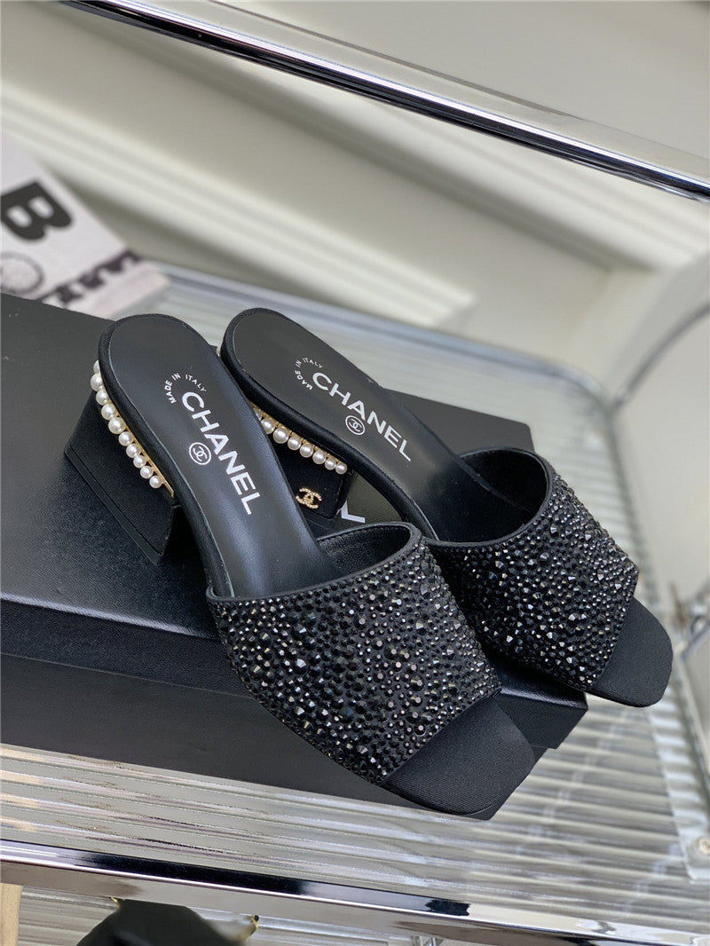 High Quality Luxury Chanel Advanced Handmade High-Heeled Sandals