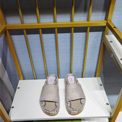 High Quality Luxury Gucci Latest Limited Edition Platform Sandals – Style 11507 product detail