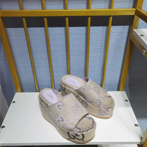 High Quality Luxury Gucci Latest Limited Edition Platform Sandals