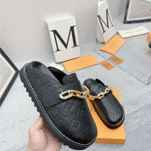 High Quality Luxury Louis Vuitton Early Spring Couple Bag Slippers – Style 20195 alternate view