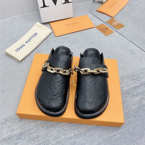 High Quality Luxury Louis Vuitton Early Spring Couple Bag Slippers – Style 20195 product detail