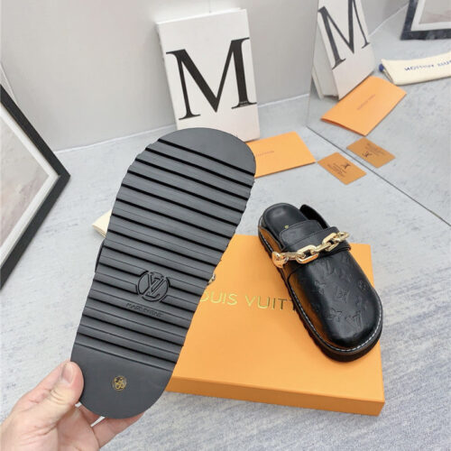 High Quality Luxury Louis Vuitton Early Spring Couple Bag Slippers – Style 20195 product detail