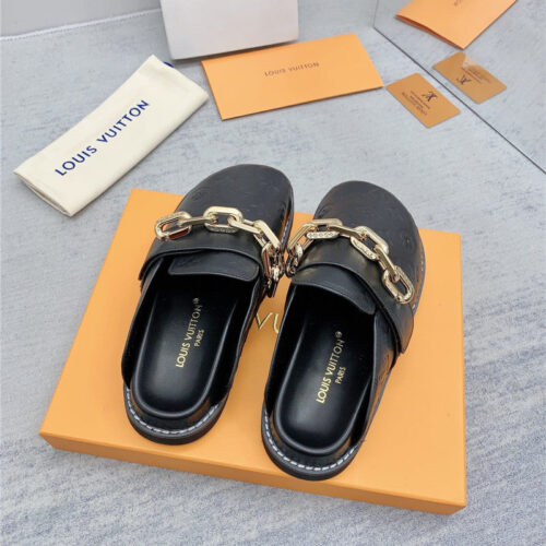 High Quality Luxury Louis Vuitton Early Spring Couple Bag Slippers – Style 20195 product detail