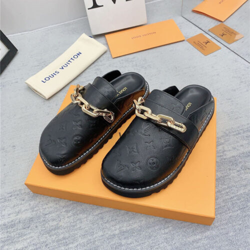 High Quality Luxury Louis Vuitton Early Spring Couple Bag Slippers – Style 20195 product detail