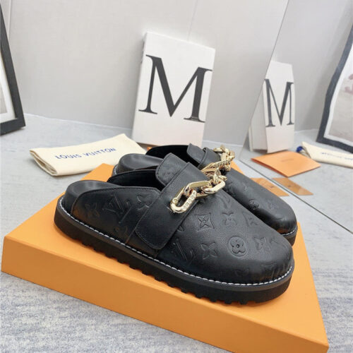 High Quality Luxury Louis Vuitton Early Spring Couple Bag Slippers – Style 20195