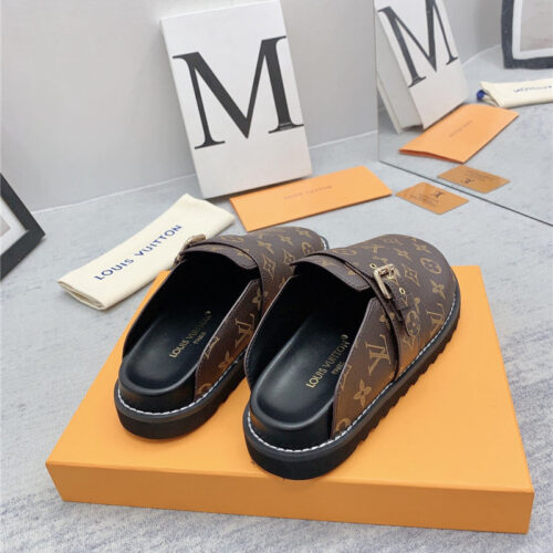 High Quality Luxury Louis Vuitton Early Spring Couple Bag Slippers – Style 87427 product detail