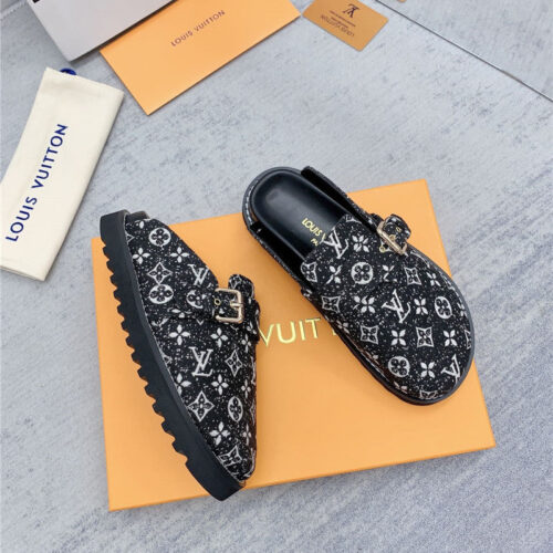 High Quality Luxury Louis Vuitton Early Spring Couple Bag Slippers – Style 54659 alternate view