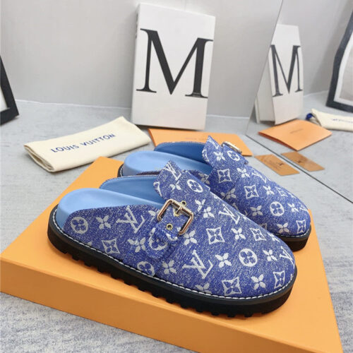 High Quality Luxury Louis Vuitton Early Spring Couple Bag Slippers – Style 89123