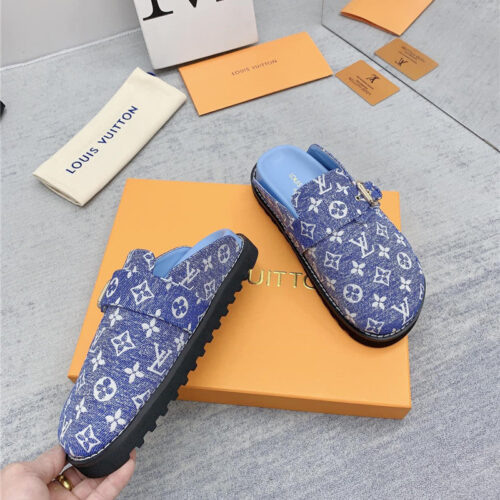 High Quality Luxury Louis Vuitton Early Spring Couple Bag Slippers – Style 89123 alternate view