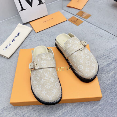 High Quality Luxury Louis Vuitton Early Spring Couple Bag Slippers – Style 56355 product detail
