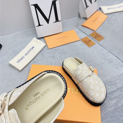 High Quality Luxury Louis Vuitton Early Spring Couple Bag Slippers – Style 56355 product detail