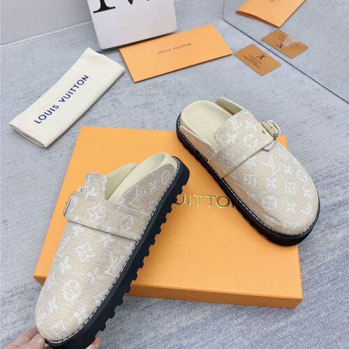 High Quality Luxury Louis Vuitton Early Spring Couple Bag Slippers – Style 56355 alternate view