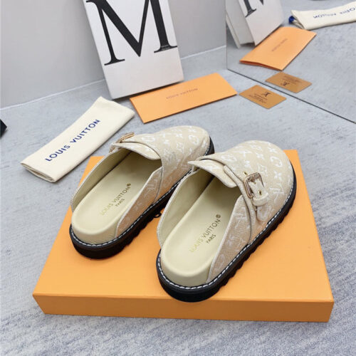 High Quality Luxury Louis Vuitton Early Spring Couple Bag Slippers – Style 56355 product detail
