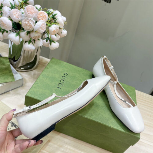 High Quality Luxury Gucci Double G Ballet Flats – Style 03475 alternate view