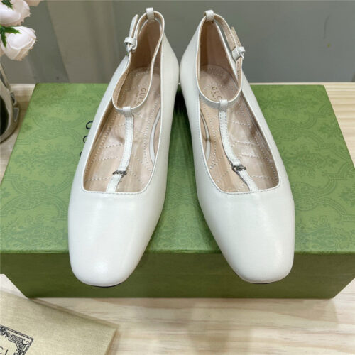 High Quality Luxury Gucci Double G Ballet Flats – Style 03475 product detail
