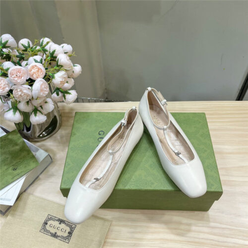 High Quality Luxury Gucci Double G Ballet Flats – Style 03475 product detail