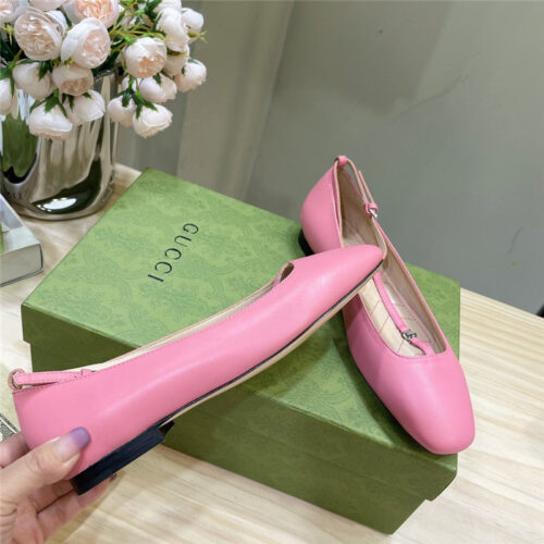 High Quality Luxury Gucci Double G Ballet Flats – Style 37939 alternate view