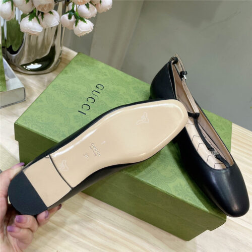 High Quality Luxury Gucci Double G Ballet Flats – Style 72403 product detail