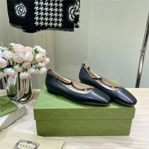 High Quality Luxury Gucci Double G Ballet Flats – Style 72403