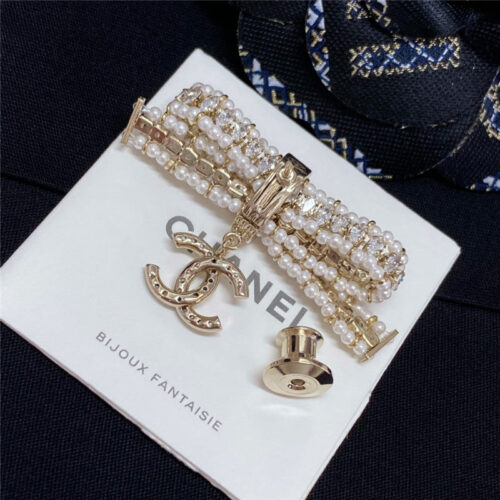 High Quality Luxury Chanel Bead Diamond Bow Brooch product detail