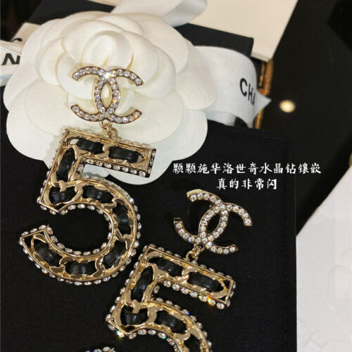 High Quality Luxury Chanel No. 5 Commemorative Earrings product detail