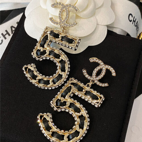 High Quality Luxury Chanel No. 5 Commemorative Earrings product detail