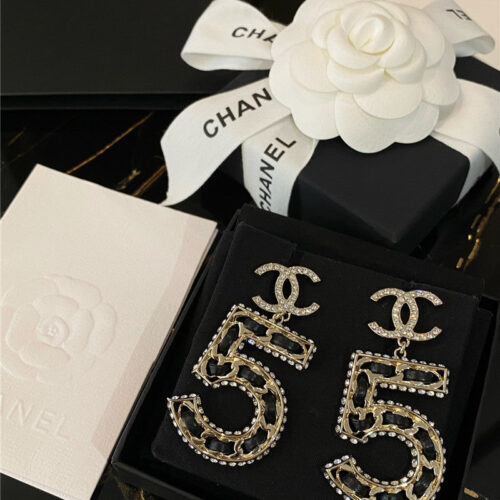 High Quality Luxury Chanel No. 5 Commemorative Earrings product detail