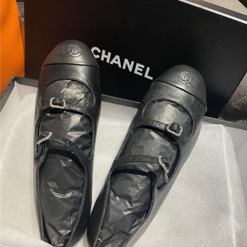 High Quality Luxury Chanel Lambskin Mary Jane Shoes product detail