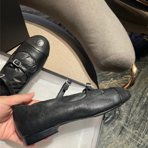 High Quality Luxury Chanel Lambskin Mary Jane Shoes product detail